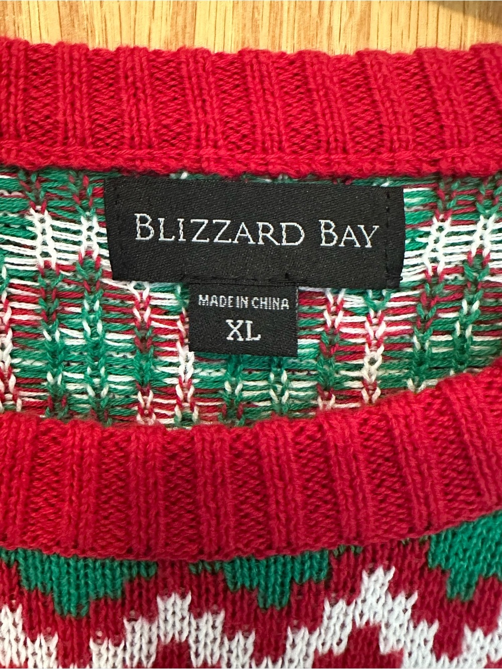 Buzzard Bay Men's UGLY CHRISTMAS SWEATER ALERT Size XL - Picture 4 of 8